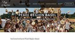 Desktop Screenshot of pfadi-region-basel.ch