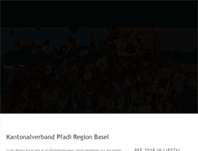 Tablet Screenshot of pfadi-region-basel.ch
